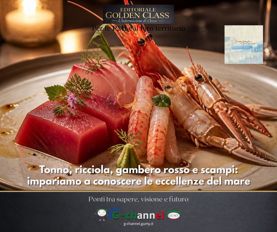 Tonno, ricciola, gambero rosso e scampi: impariamo a conoscere le eccellenze del mare